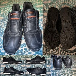🔓FUBU black sneaker size youth 7